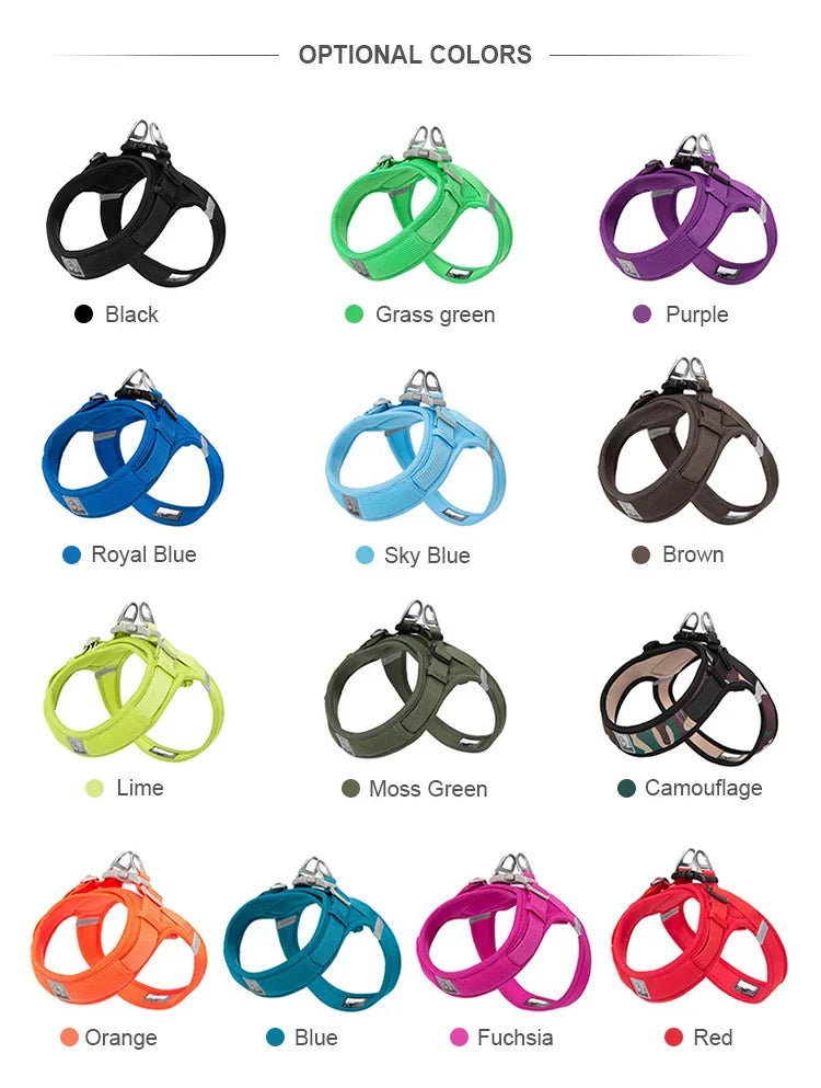 Truelove Easy to Take-on Dog Harness Soft Material Fashion Design Adjustable Reflective Pet Har TLH3013 TLH30131 Peaceful Pleasures Health and Wellness