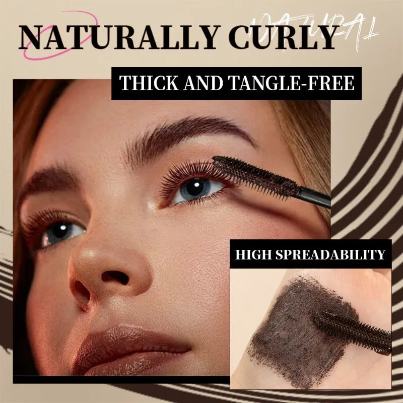 6-Color Waterproof Mascara – Volumizing, Lengthening, Smudge-Proof