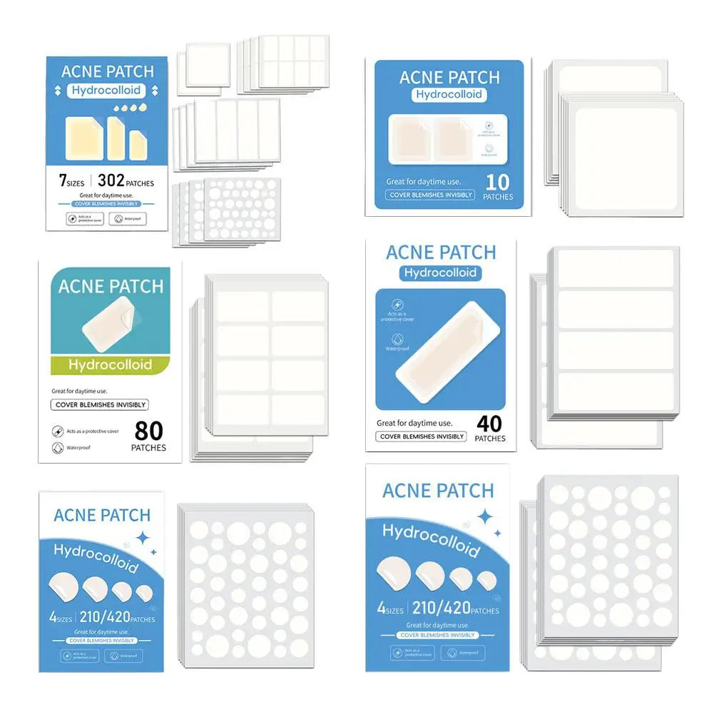Hydrocolloid Pimple Patches – Mixed Sizes Invisible Acne Spot Stickers for Zits, Spots & Blemishes Peaceful Pleasures Health and Wellness
