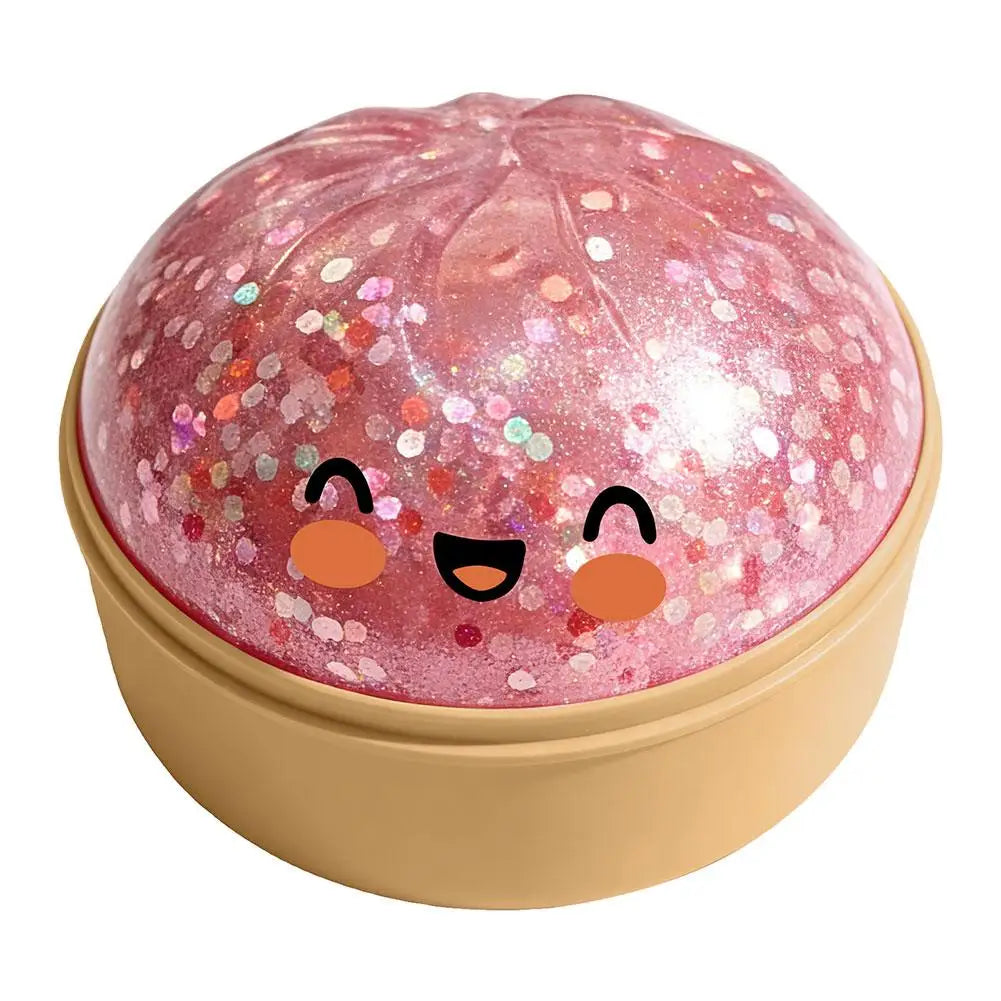 Colorful Dumpling Squishy Fidget Toy with Steamer Box | Sensory