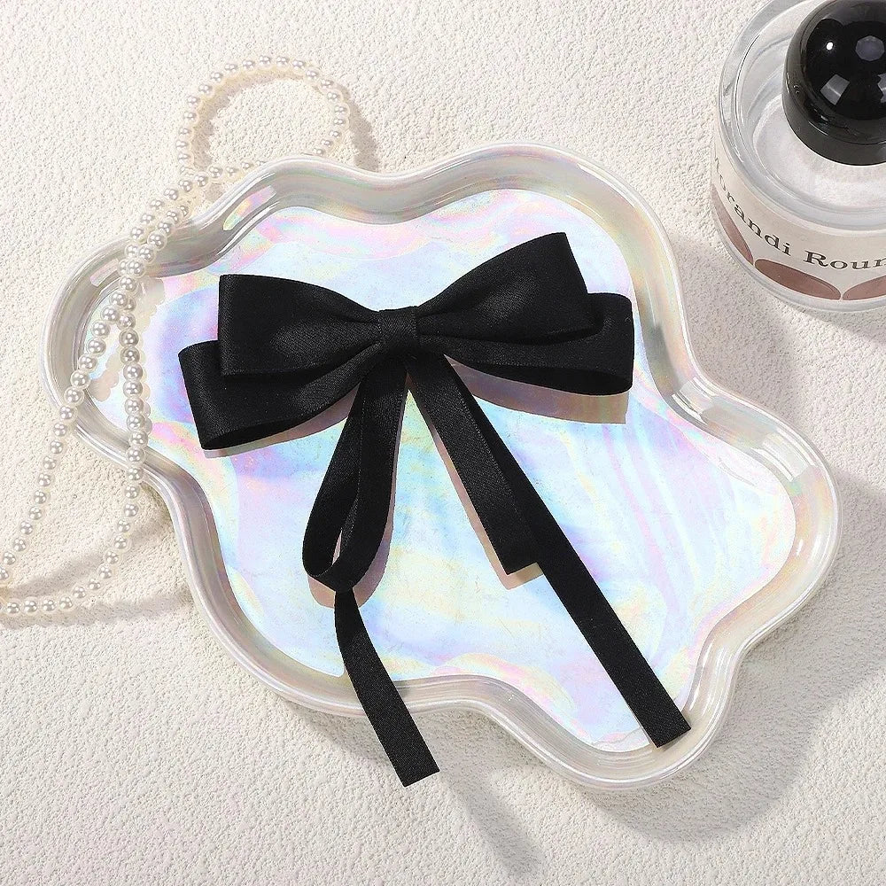 Korean Fashion Fabric Hair Bow Hairpin Women Girls Ribbon Clips