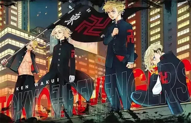 Tokyo Revengers Canvas Wall Art – Mikey & Hanma Anime Poster