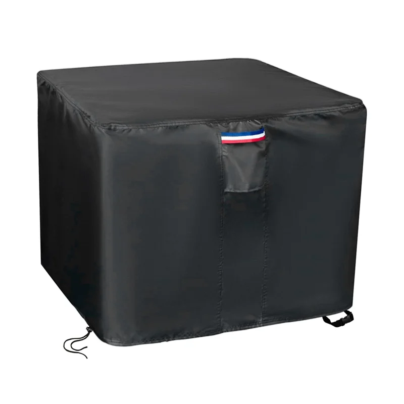 A36T-Fire Pit Cover - Waterproof 420D Square Fire Table Cover For 28-30 Inch Patio Propane Firepit Peaceful Pleasures Health and Wellness