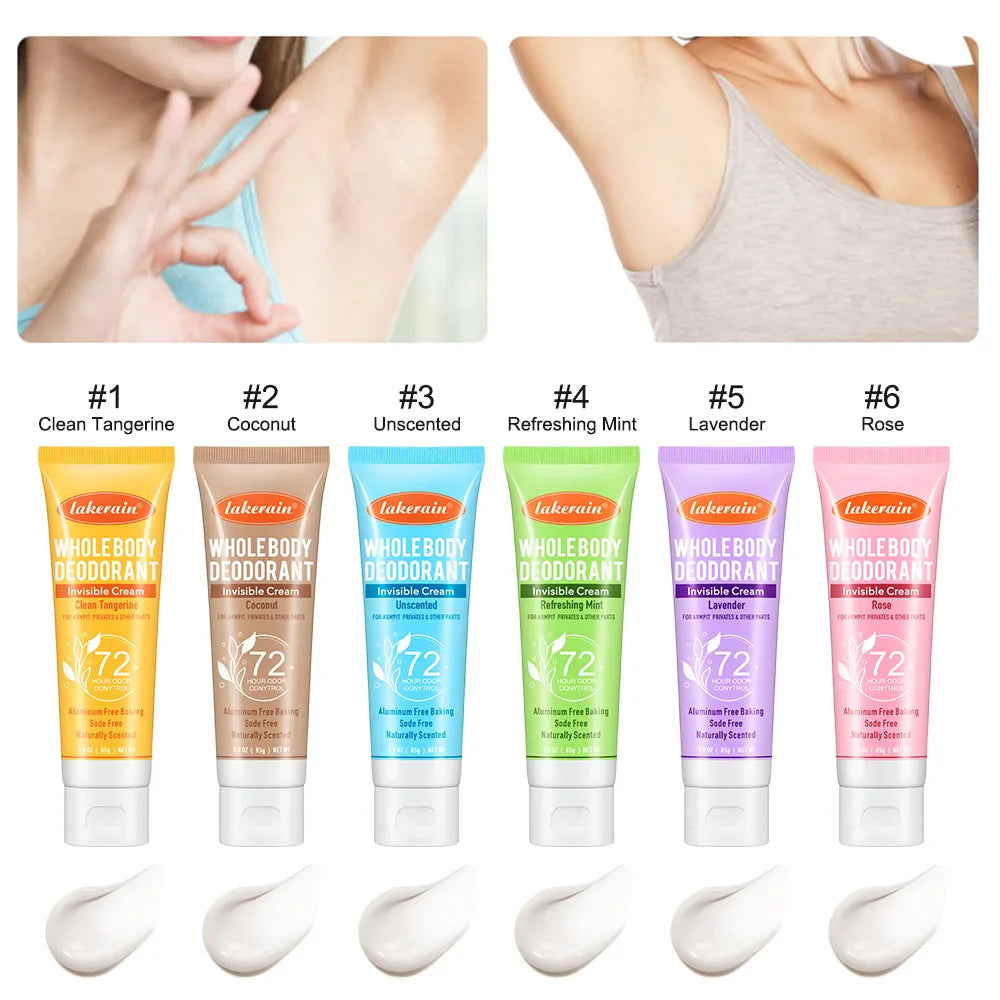 72-Hour Fruit Scented Body Deodorant Cream – Aluminum-Free