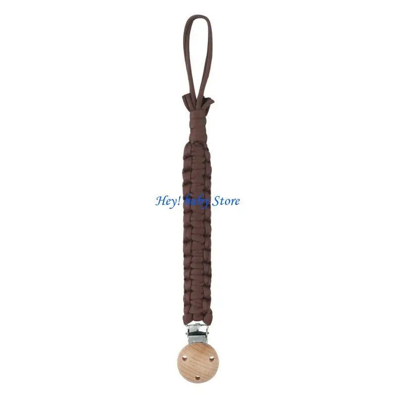 Handmade Crochet Pacifier Clip | Cotton Baby Dummy Chain
