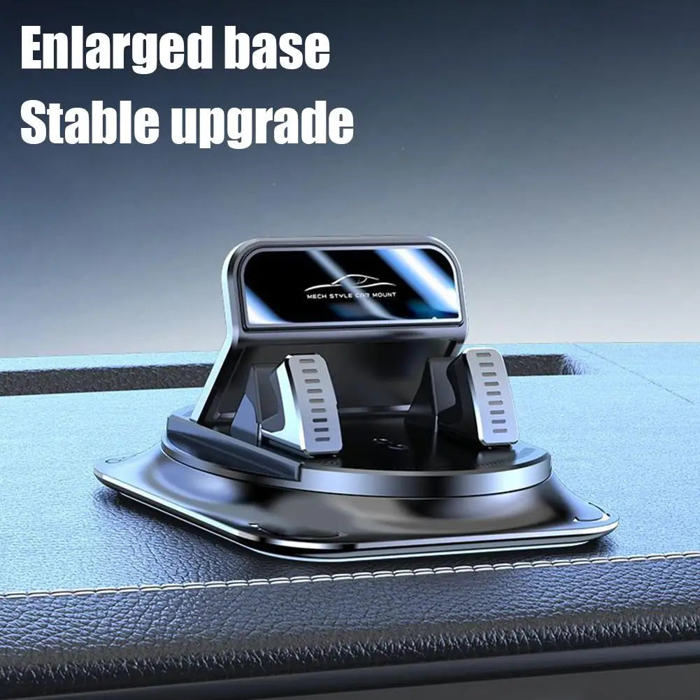 Car Dashboard Mobile Phone Fixer 360 Rotating Sticky Auto Phone Mount Stable Universal Car Mobile Phone Fixer Supplies Peaceful Pleasures Health and Wellness