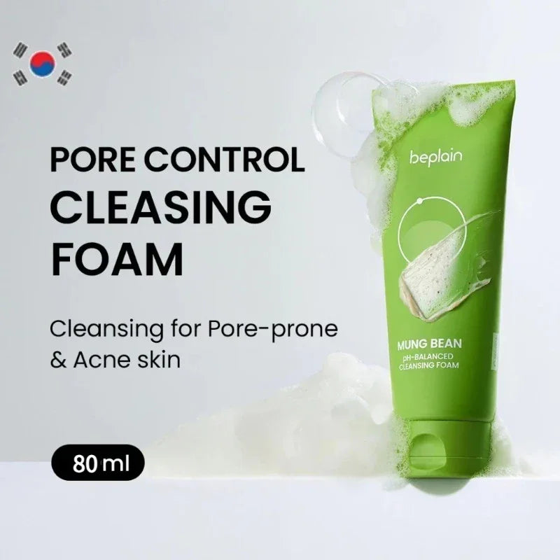 Mung Bean pH-Balanced Foam & Blackhead Cleansing Oil Set Peaceful Pleasures Health and Wellness