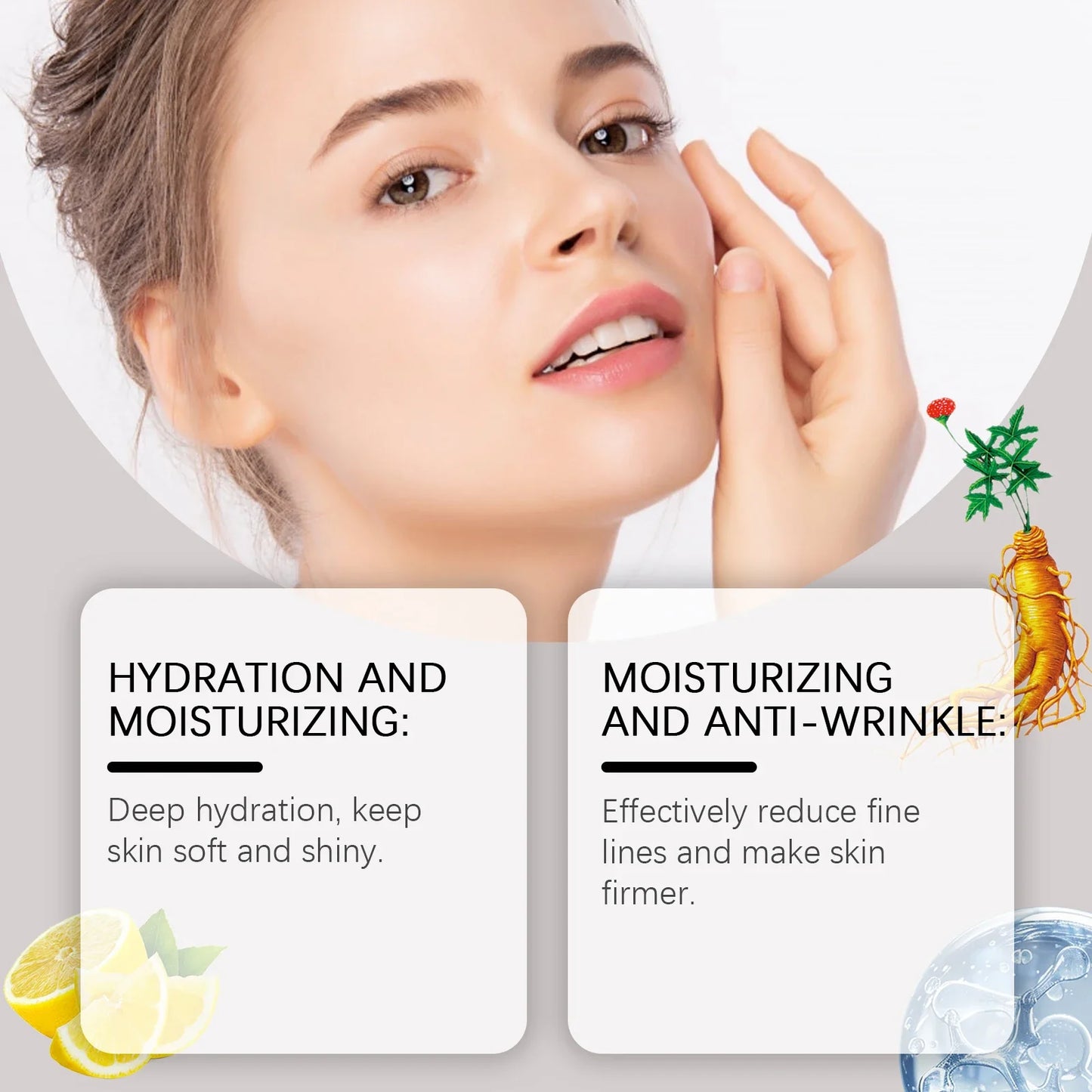 EELHOE Ginseng Face Essence Anti-Wrinkle Firming Serum 30ml