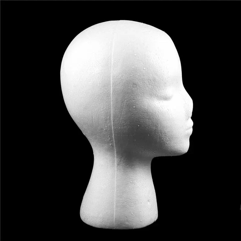A36T-10Pcs 27.5 X 52Cm Dummy / Mannequin Head Female Foam(Polystyrene) Exhibitor For Cap, Headphones, Hair Accessories Peaceful Pleasures Health and Wellness