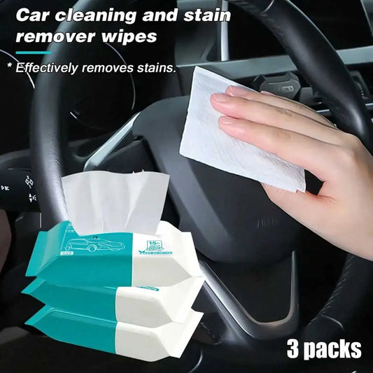 Car Glass Oil Film Removal Wipes – 3pcs Windshield Cleaner Car Glass Cleaner Wipes Peaceful Pleasures Health and Wellness