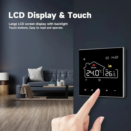 2024 New Tuya WiFi Smart Thermostat Electric Heating Water Gas Boiler Temperature Controller Work With Alexa, Google Home, Alice Peaceful Pleasures Health and Wellness