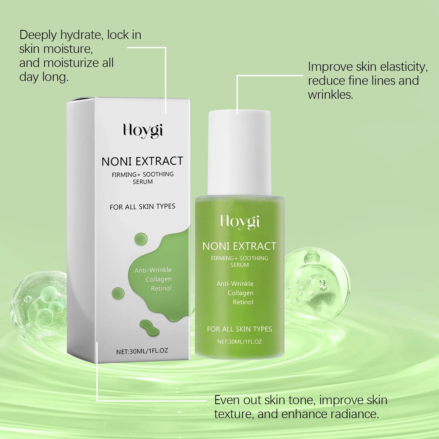 Retinol & Noni Fruit Serum – Brightening, Firming & Hydrating