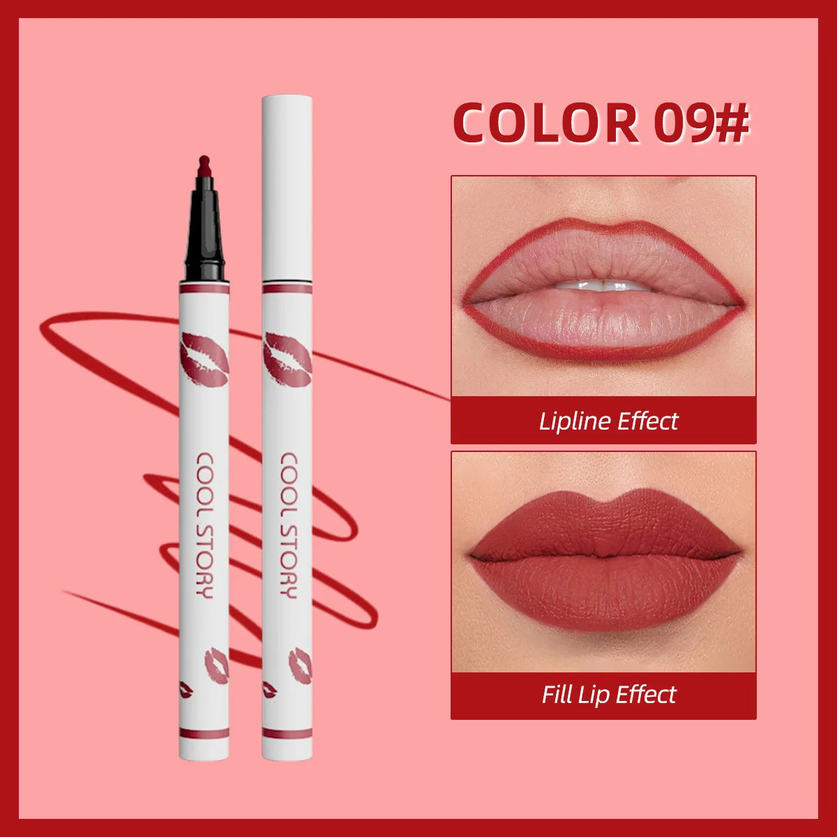 Waterproof Matte Liquid Lip Liner Pencil – Long-Lasting Color