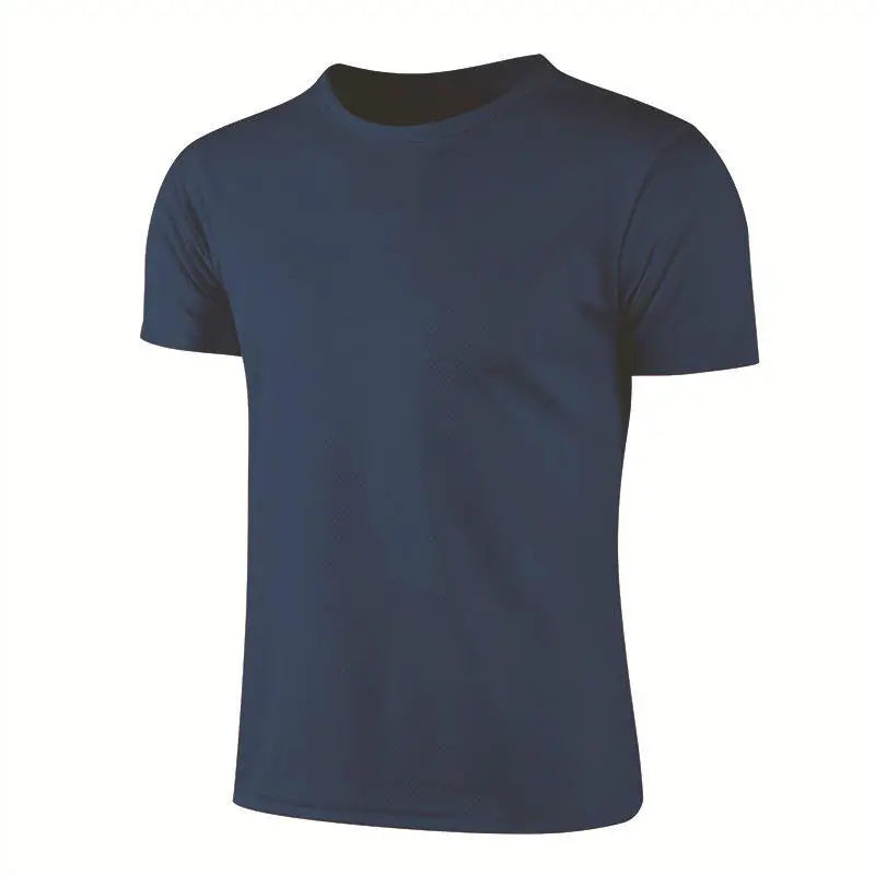 Quick Dry Crew Neck Short Sleeve T Shirt Breathable Performance Tee for Work Team Uniform and Casual Wear for Women Men Peaceful Pleasures Health and Wellness