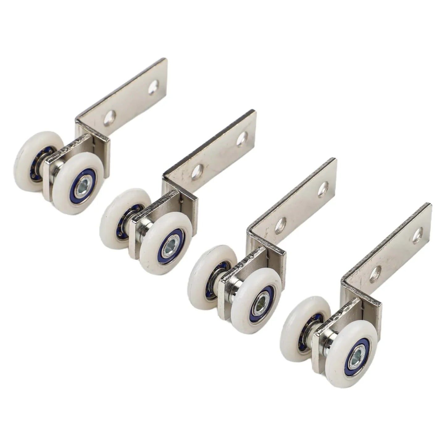 Sliding Door Pulley Block | Metal Bearing Track Roller 2/4 Pack