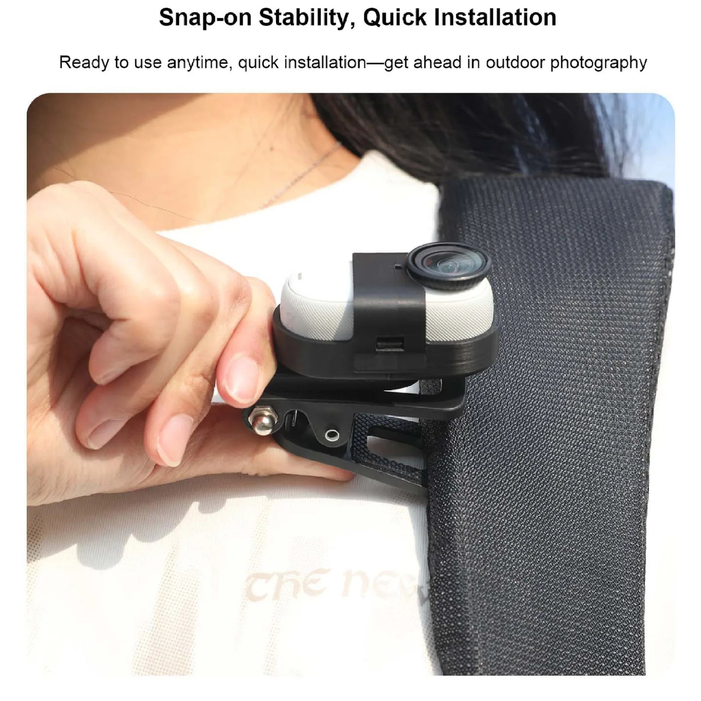 For Insta360 Go 3/3S Thumb Camera Image Multifunctional Vision Backpack Straps Clip Wristband Expansion Protection Accessories Peaceful Pleasures Health and Wellness