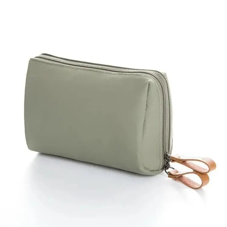 Korean Style Waterproof Makeup Bag | Nylon Cosmetic Organizer