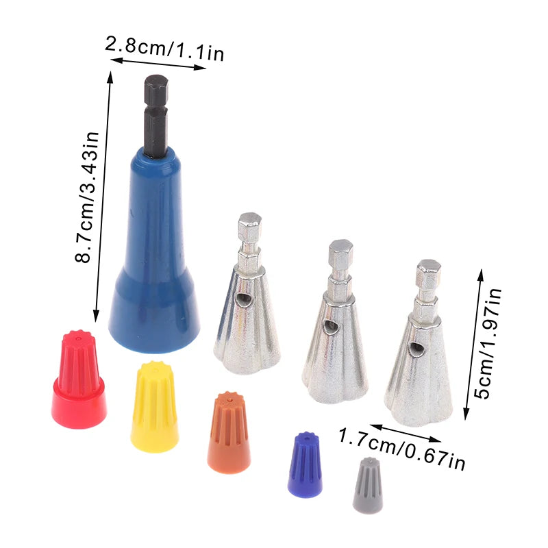New Wire Twisting Tools Quickly Twister Electrician Artifact for Power Drill Drivers Twisted Connector Cable Device Multi-tool Peaceful Pleasures Health and Wellness