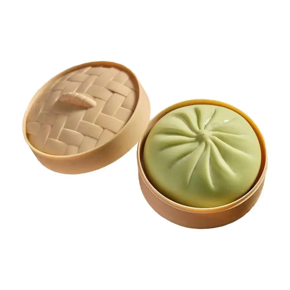Steamed Bun Squishy Toy – Slow Rise Stress Relief Fidget Squeeze