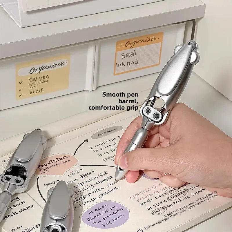 Transforming pen decompression automatic fun stationery squid strange press type ballpoint pen neutral pen Peaceful Pleasures Health and Wellness
