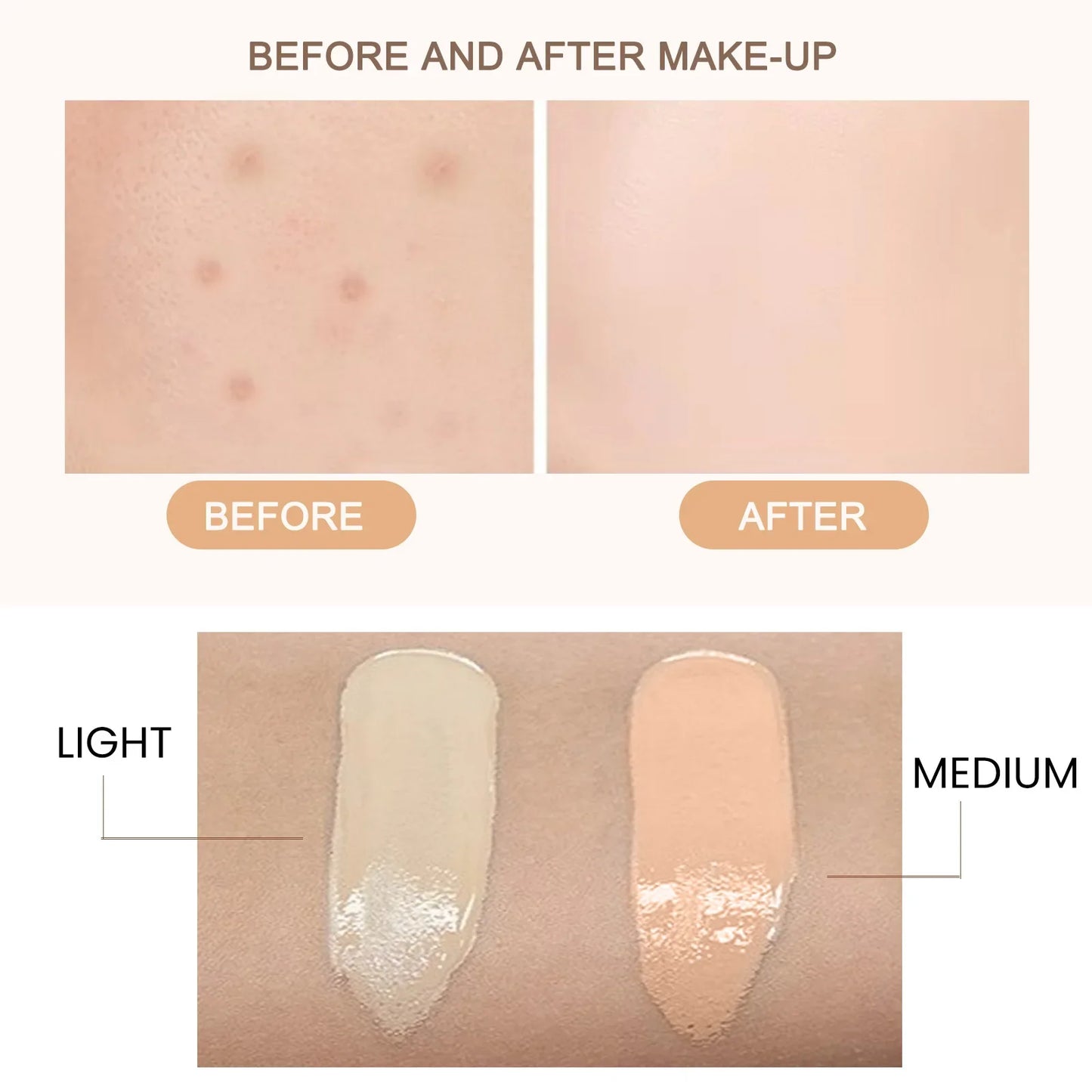 EELHOE CC Foundation Cream – Full Coverage & Brightening 30ml