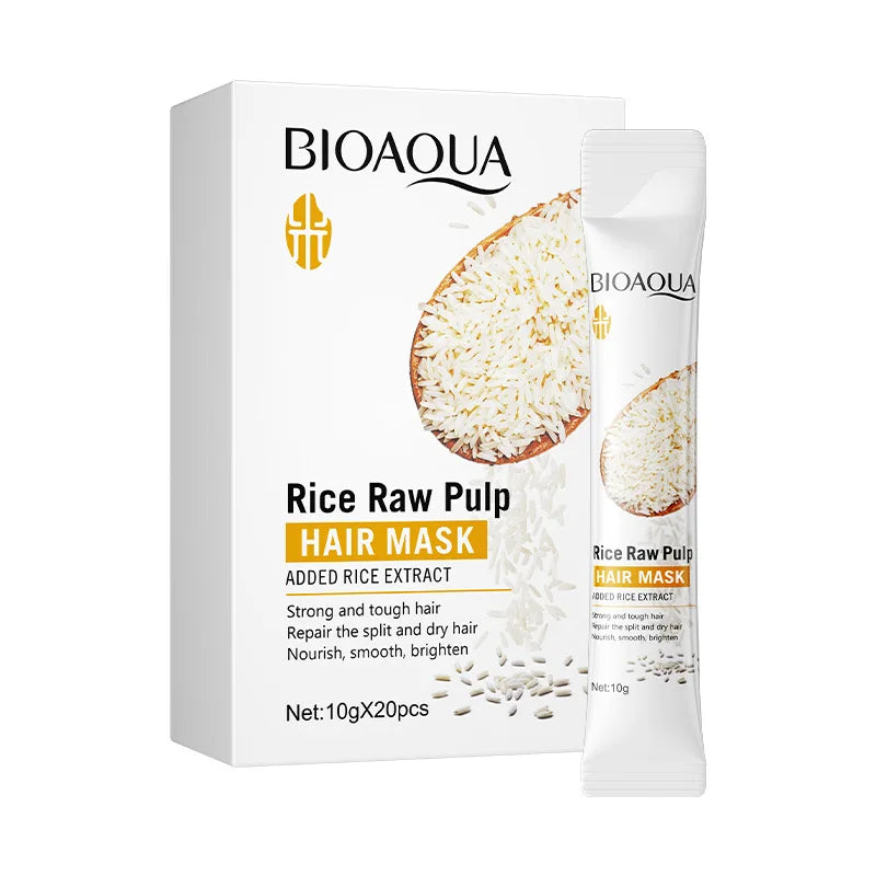 Rice Puree Hair Mask – Deep Conditioning for Frizz-Free Hair