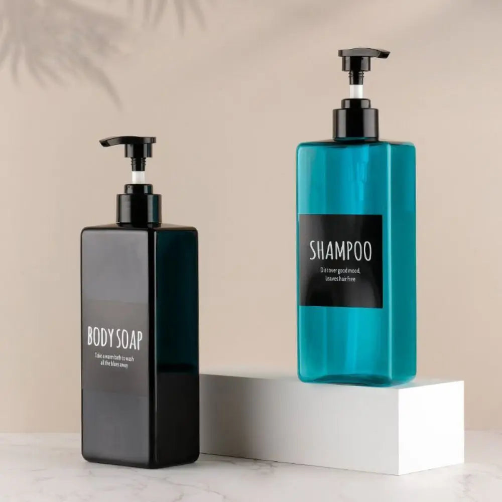 3-Pack 500ml Soap Dispenser Set with Labels | Bathroom