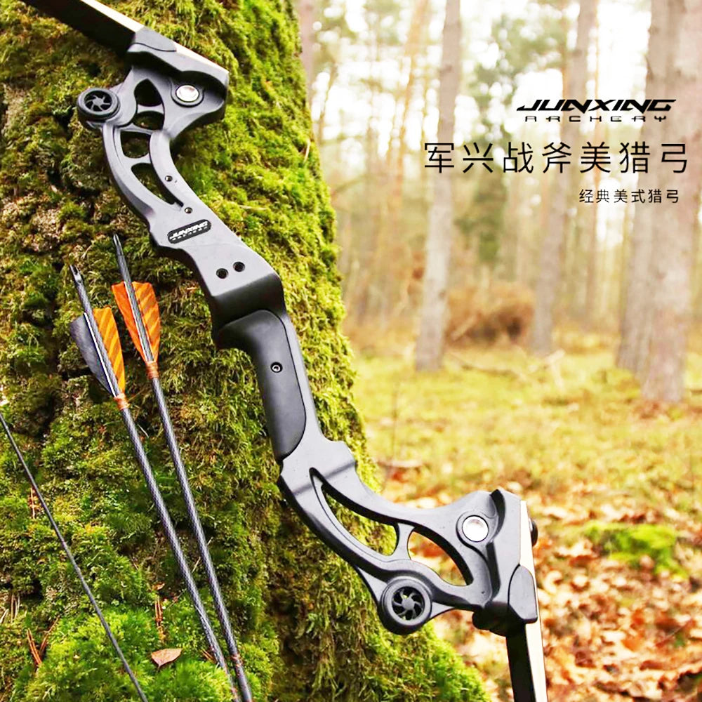 JUNXING F163 Recurve Bow American 30-50lbs Right Hand Riser Outdoor