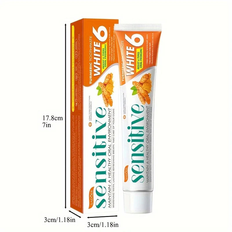 Turmeric Toothpaste – Whitening, Deep Cleaning & Fresh Breath
