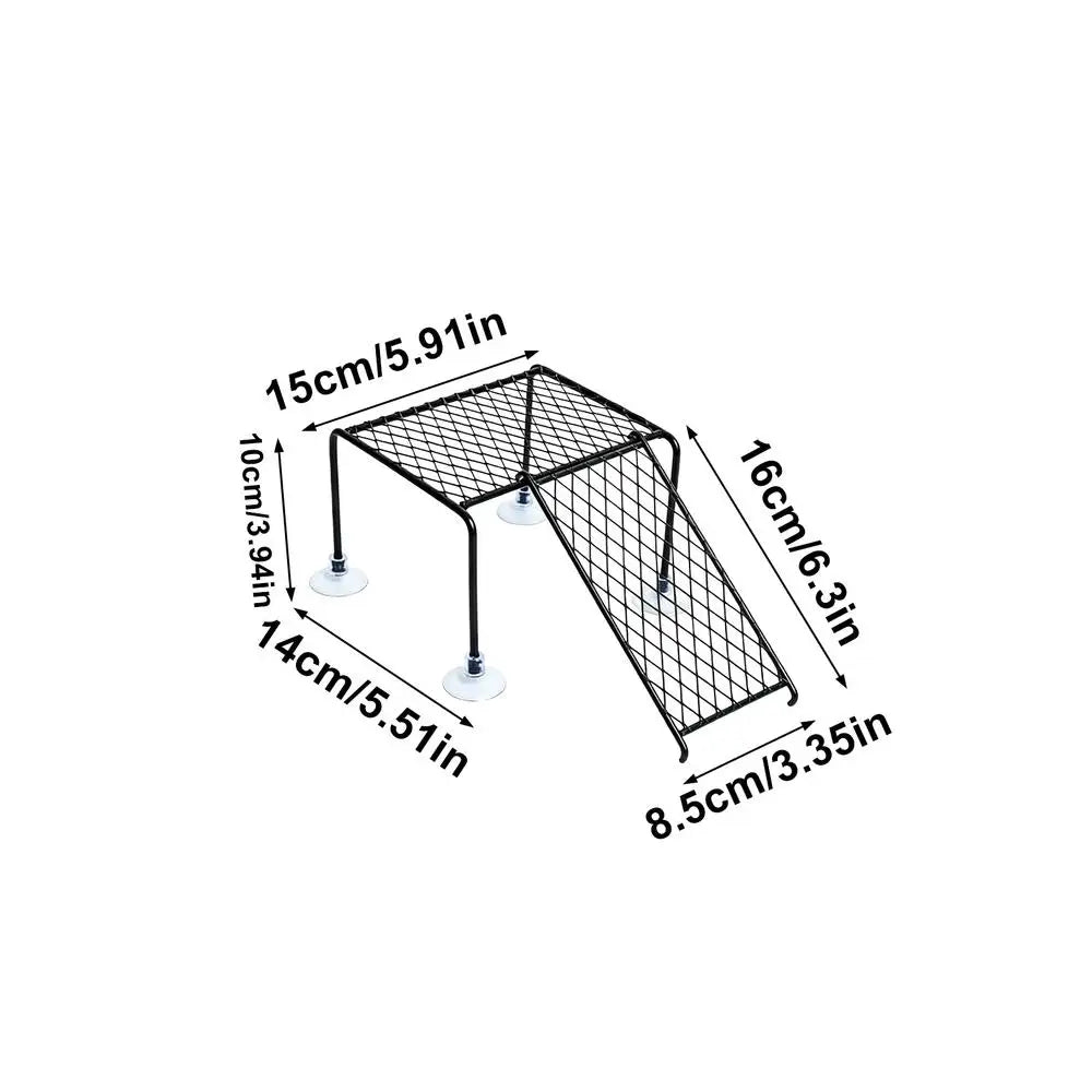 Suction Cup Turtle Basking Dock Rest Platforms Reptile Basking Area For Tortoise Terrapin Salamander Crab Aquarium Habitat Decor Peaceful Pleasures Health and Wellness S
