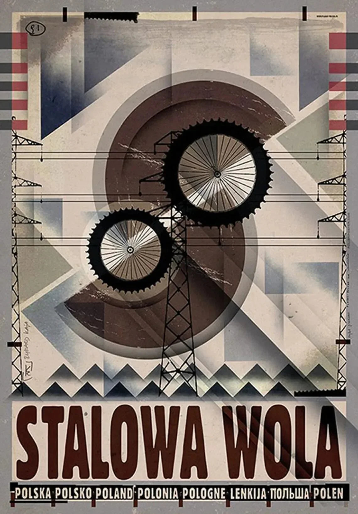 Retro Original Poland Local Pictorial Babimost Podhale Wista Posters Prints Canvas Printing Wall Art Picture for Room Home De Peaceful Pleasures Health and Wellness 4 55x75cm