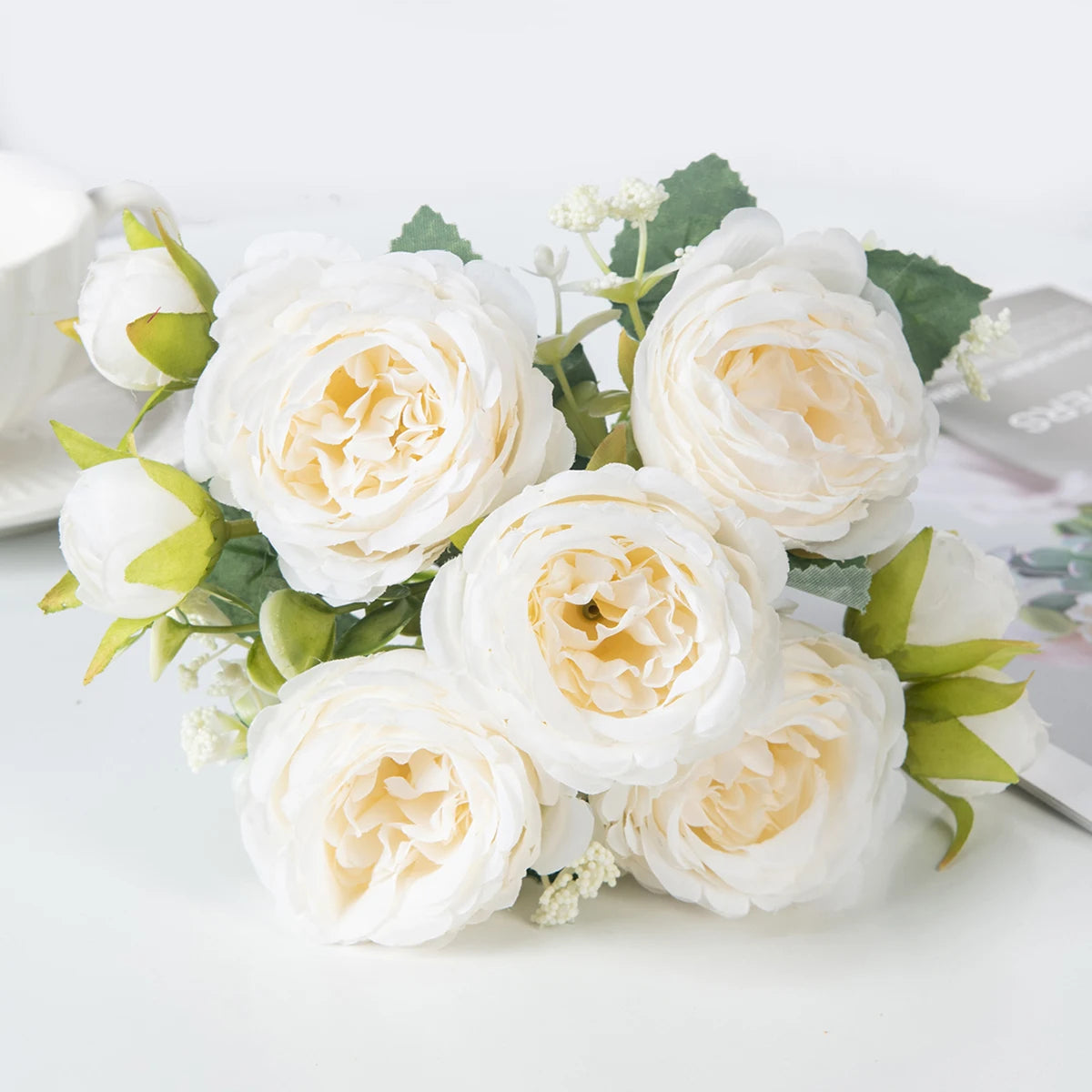 Silk Peony Artificial Flower | Wedding & Home Décor