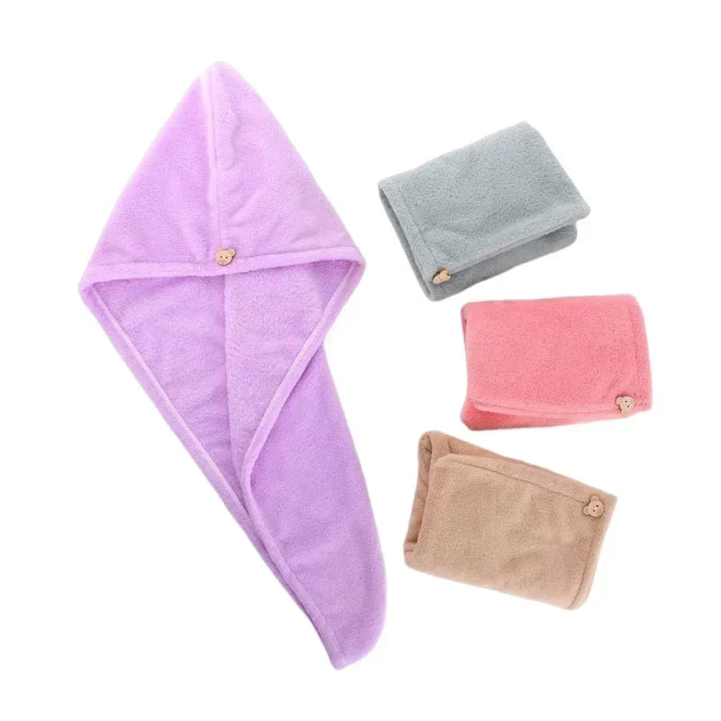 Women's Quick-Dry Microfiber Hair Towel Turban Wrap Hair Towel Turban Peaceful Pleasures Health and Wellness