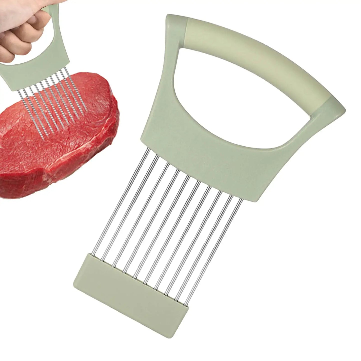 Vegetable Slicing Holder – Onion Tomato Potato Slicer Fork