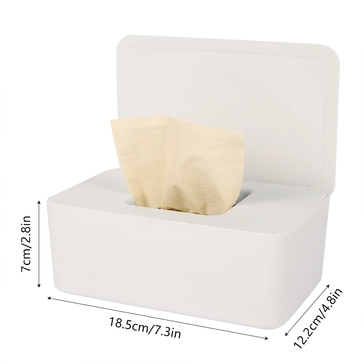 Dustproof Wet Wipes Dispenser Box with Lid | Home & Car