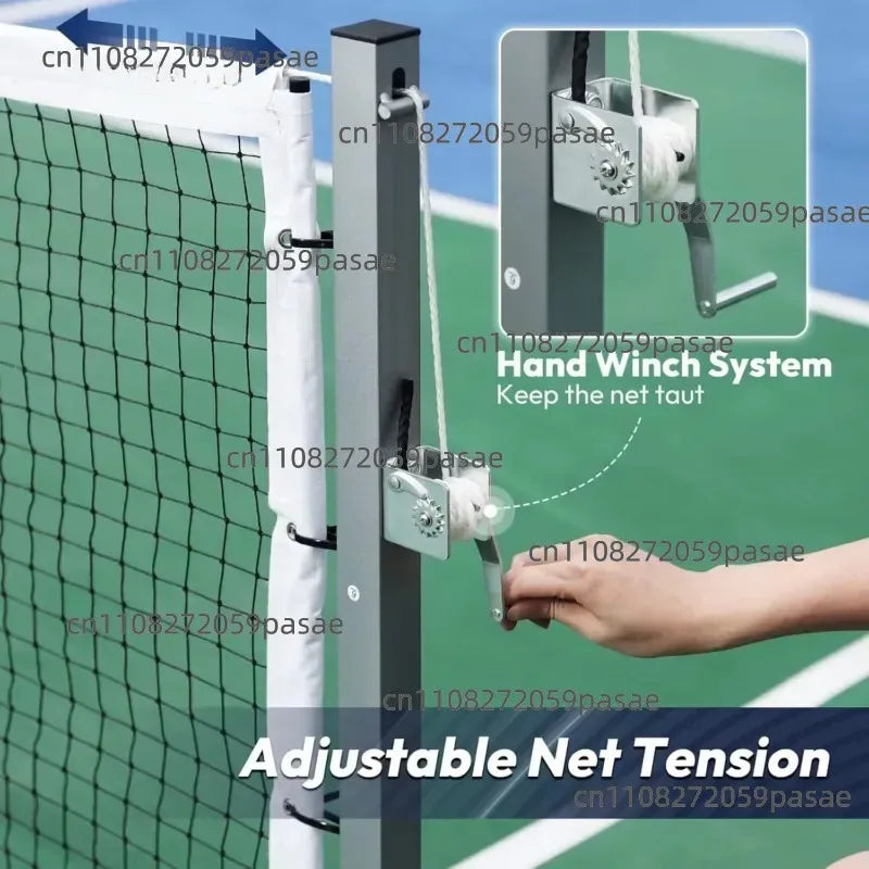 Heavy-Duty Adjustable Ball Stop Net with Lockable Wheels