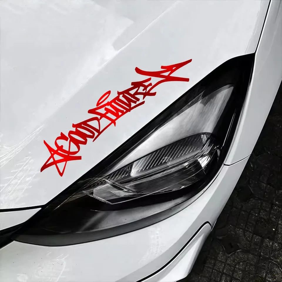 GOODFUTURE Handwritten Vinyl Car & Motorcycle Decal Sticker