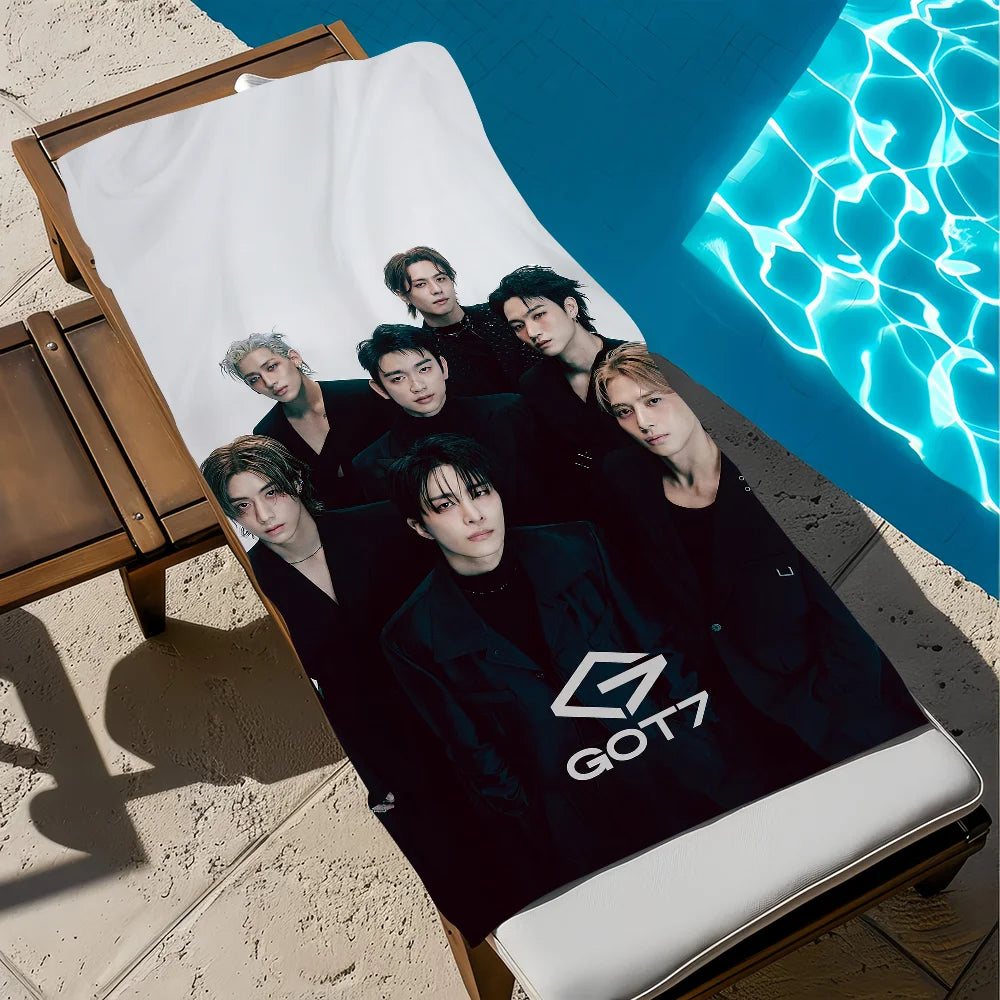 GOT7 Kpop Beach Towel – Quick Dry Sports & Travel Towel