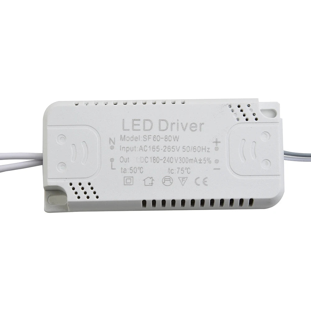 LED Driver Adapter 240-300mA 8-24W 24-40W 40-60W 60-80W AC165-265V