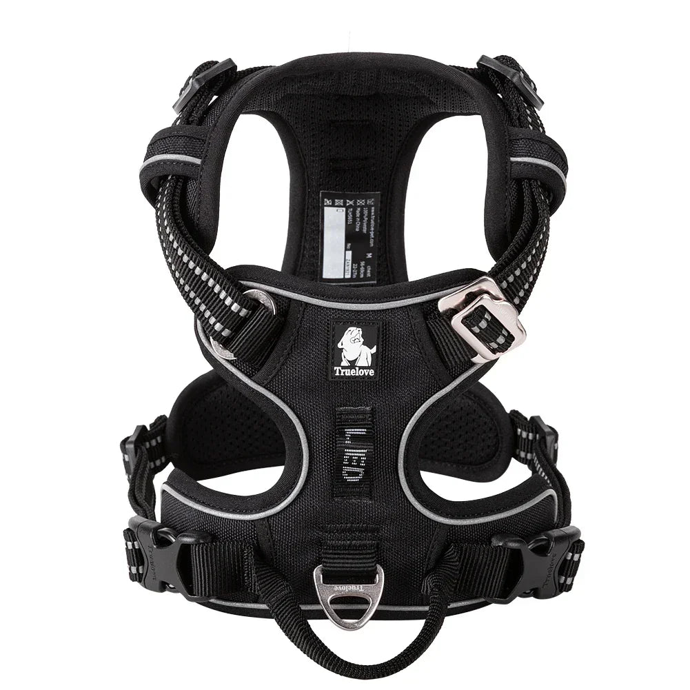 Truelove No Pull Dog Harness Reflective Breathable Adjustable Training Vest for Small Medium Large Dogs Night Walking TLH5657 Peaceful Pleasures Health and Wellness