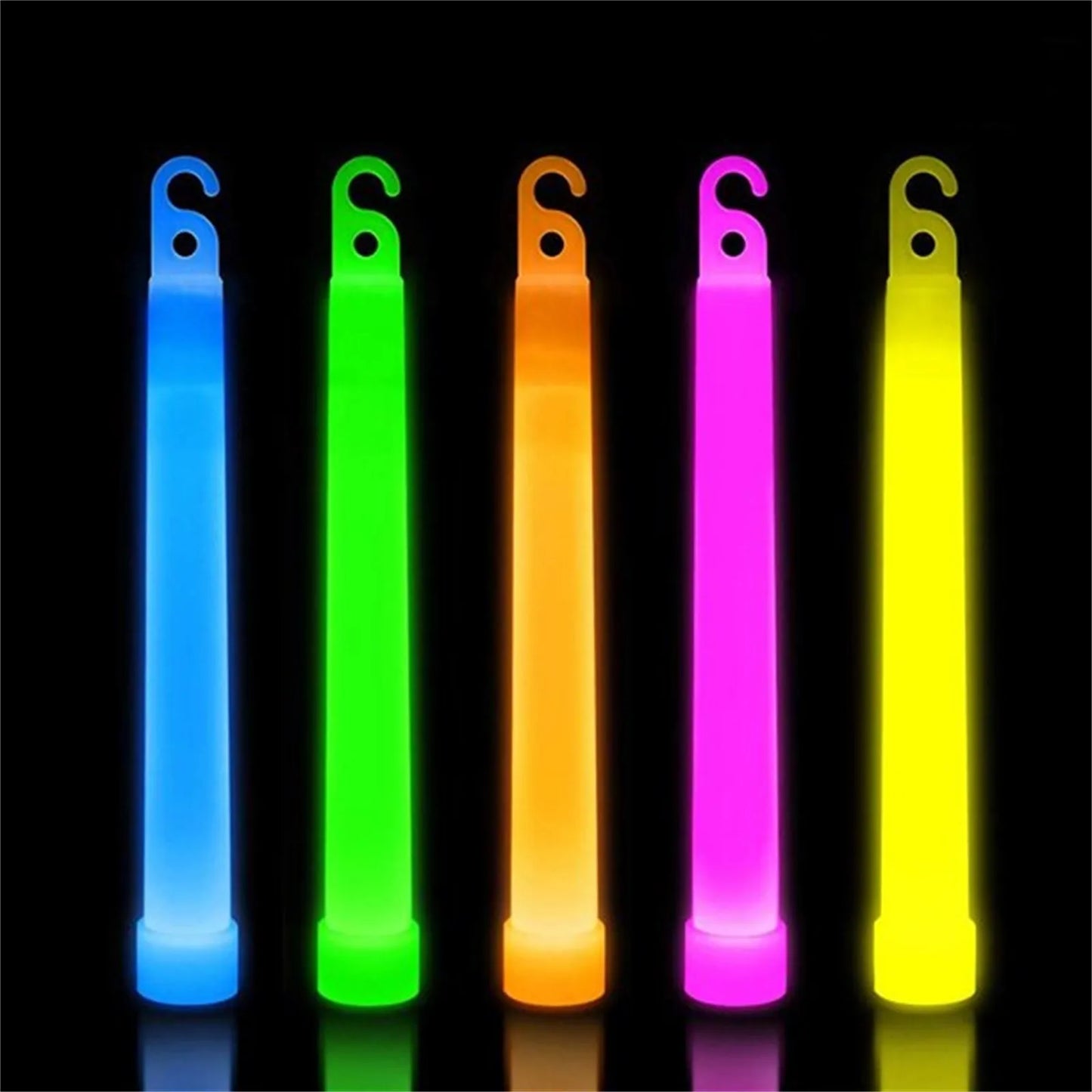 5PCS Ultra Emergency Bright Glow Sticks Camping Hiking Chem Glow Stick Lights for Parties Blackout Storm Ready Use Peaceful Pleasures Health and Wellness as shown
