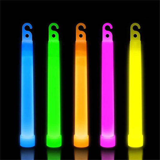 5PCS Ultra Emergency Bright Glow Sticks Camping Hiking Chem Glow Stick Lights for Parties Blackout Storm Ready Use Peaceful Pleasures Health and Wellness as shown
