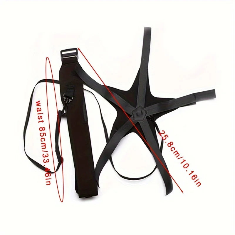 1 Set of Football Training Equipment with Rope Bag, Football Dribbling Belt, Training Device for Ball Control, Dribbling Belt, Rebound Practice Belt with Rope Bag, Football Training Equipment Peaceful Pleasures Health and Wellness