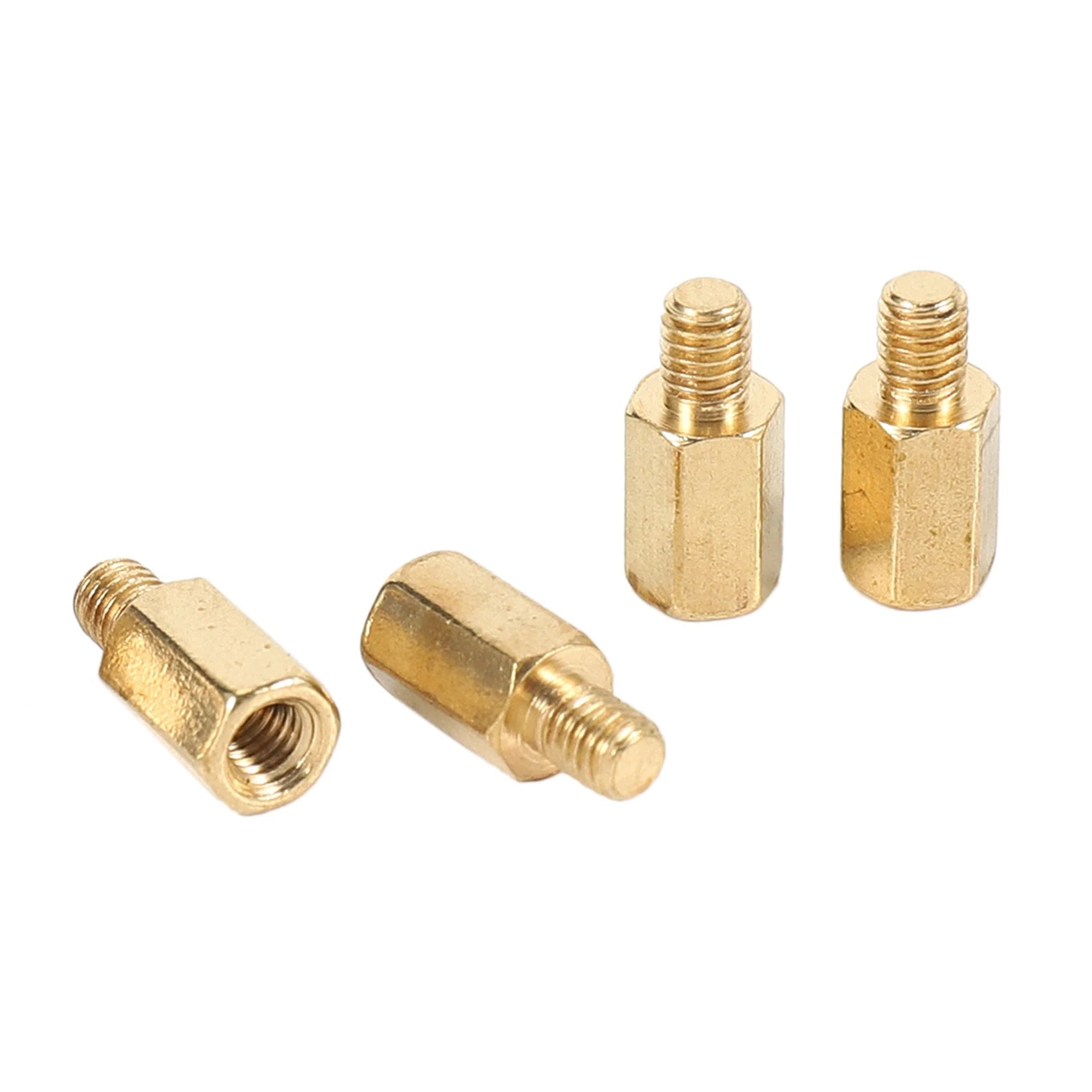 A36T-100 Pcs PC PCB Motherboard Brass Standoff Hexagonal Spacer M3 7+4Mm Peaceful Pleasures Health and Wellness