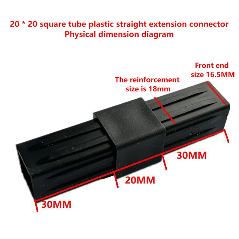 New 1/5Pcs 20MM 2/3/4-/5-way Cross Square Pipe Fittings 20X20Pipe Angle Code Hexagonal Through Plastic Fittings ABS Connector Peaceful Pleasures Health and Wellness