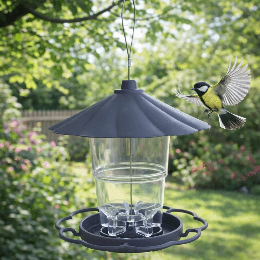 Gazebo Hanging Wild Bird Feeder – Large Capacity & Waterproof