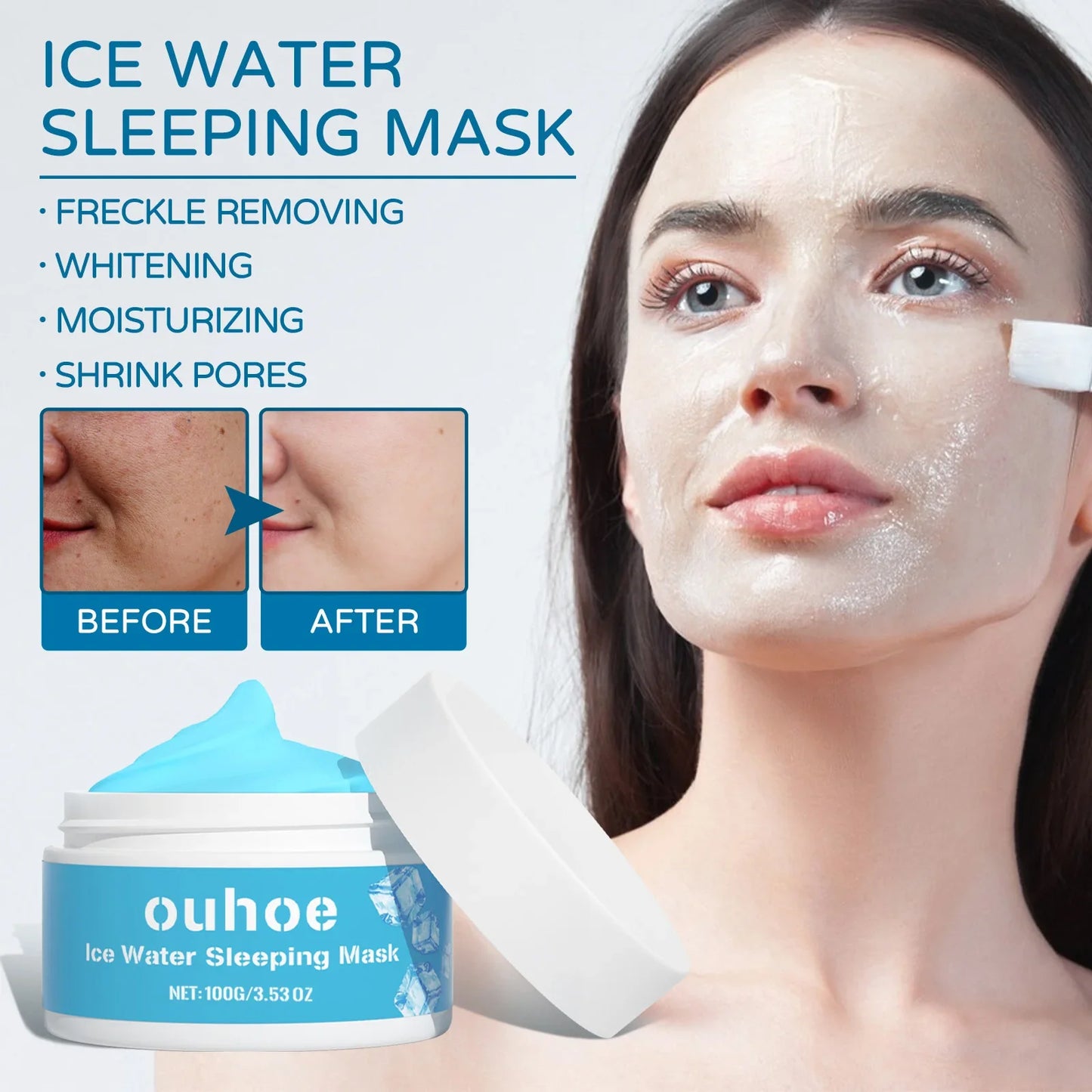 Ouhoe Overnight Sleeping Face Mask – Hydrating & Brightening