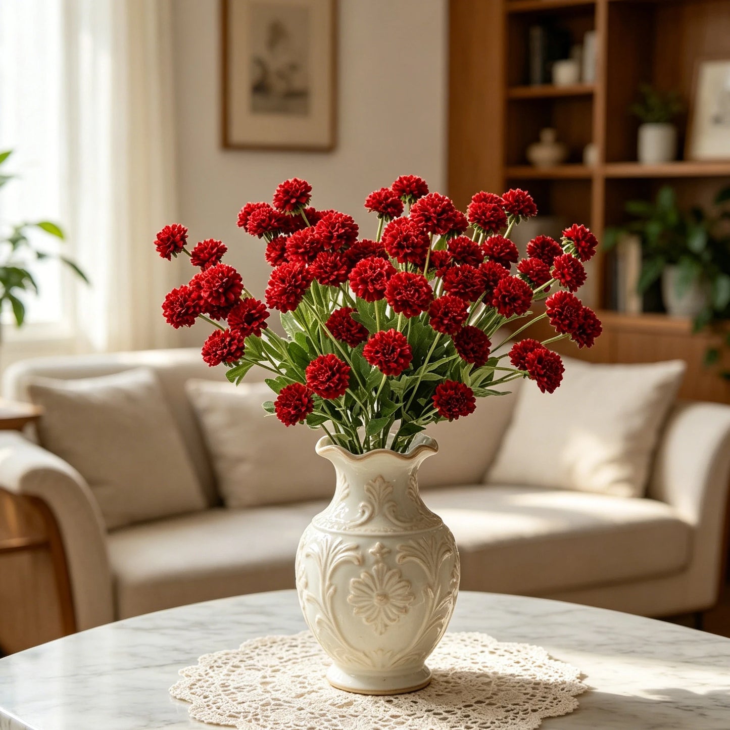 Silk Chrysanthemum Artificial Flowers | Wedding & Home Decor