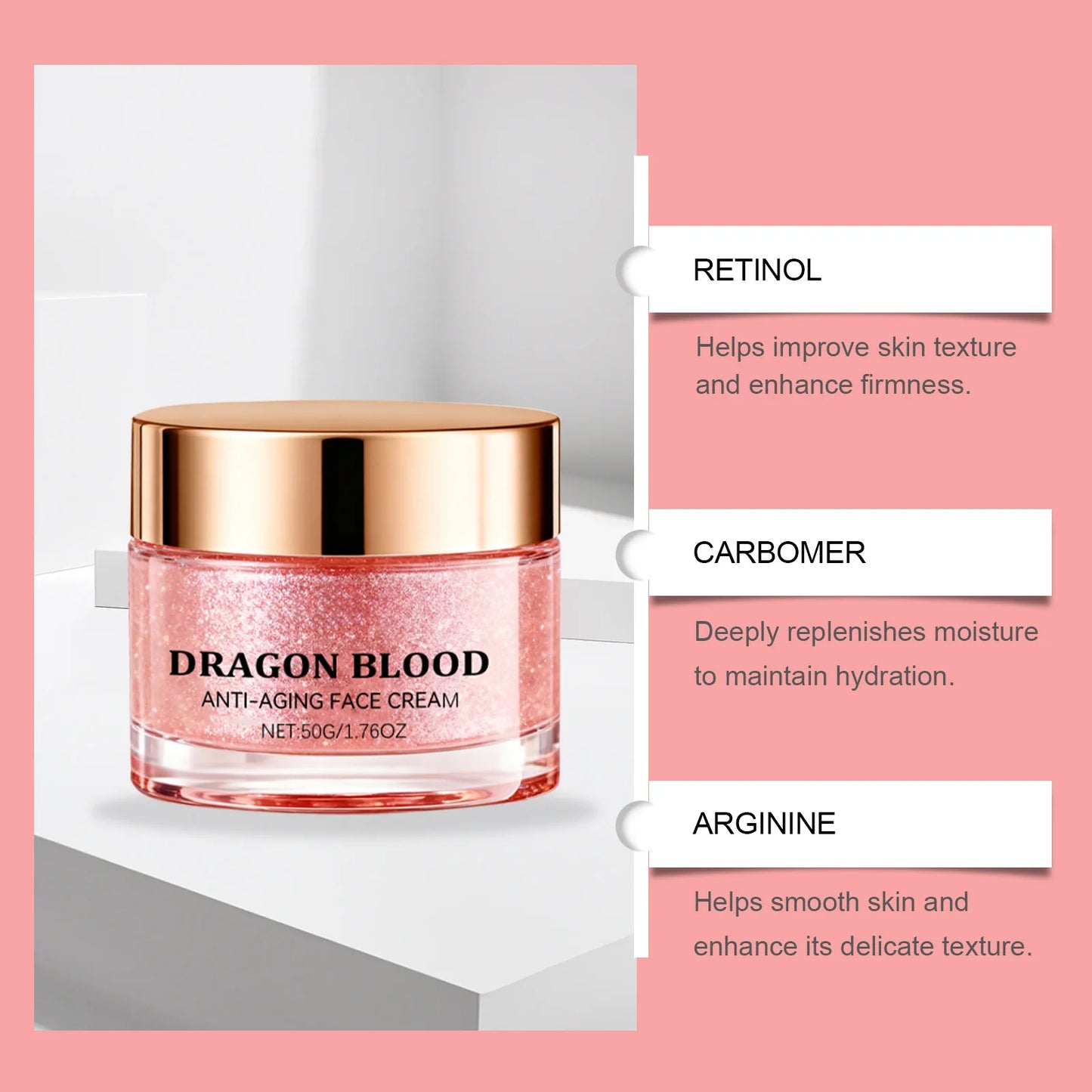 Dragon Blood Anti-Aging Serum & Retinol Cream Set | Firming