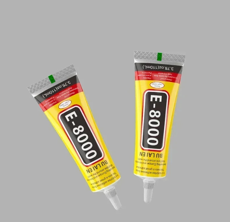 15ML 25ML 50ML 110ML E8000 Clear Contact Phone Repair Adhesive Fibre Cloth DIY Metal Wood Glue With Precision Applicator Peaceful Pleasures Health and Wellness